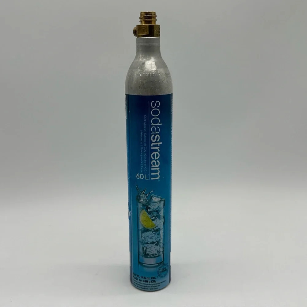Sodastream 60 L‎ CO2 Carbonator Full Cylinder 14.5oz Good Till Feb 2029